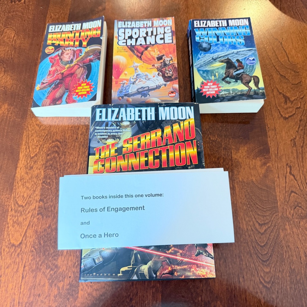 Elizabeth Moon Book Lot 5 Books in 4 Volumes Heris Serrano Sci-Fi Mixed Baen
